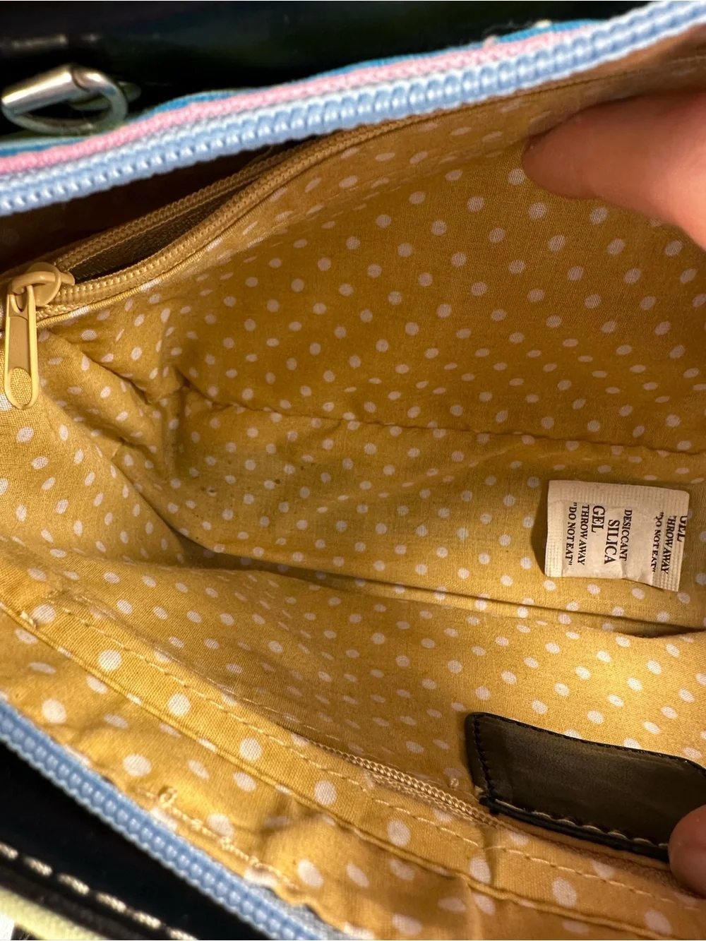 3piece Vintage kate spade Multicolor Stripe Tote w/ Wallet and checkbook holder
